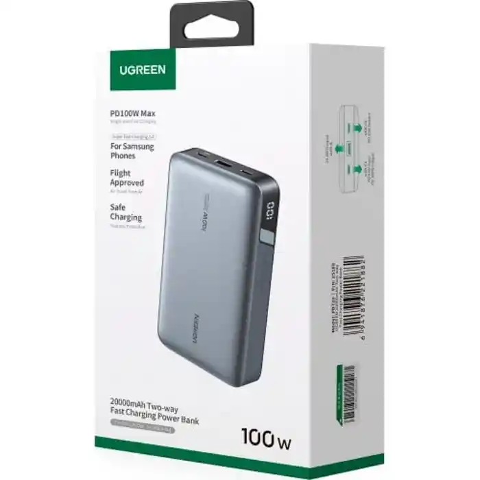 UGREEN PB720 20000mAh 100W Type-C Portable Fast Charging Power Bank